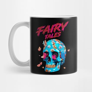 Blue Skull T-Shirt Mug